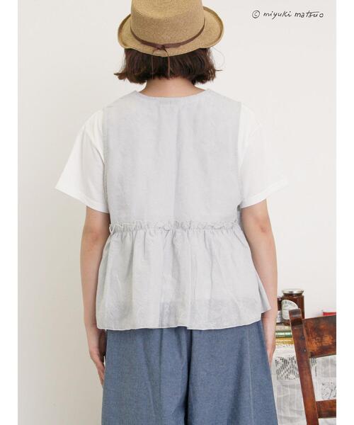 Samansa Mos2（サマンサ モスモス）の「【miyuki matsuo×Samansa Mos2】刺繍ベスト（ベスト・レディース・ブラック/グレー/オフホワイト・F）」の13枚目の写真