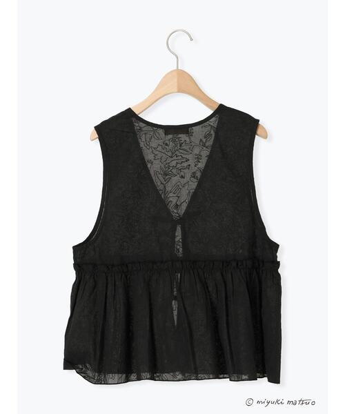 Samansa Mos2（サマンサ モスモス）の「【miyuki matsuo×Samansa Mos2】刺繍ベスト（ベスト・レディース・ブラック/グレー/オフホワイト・F）」の21枚目の写真