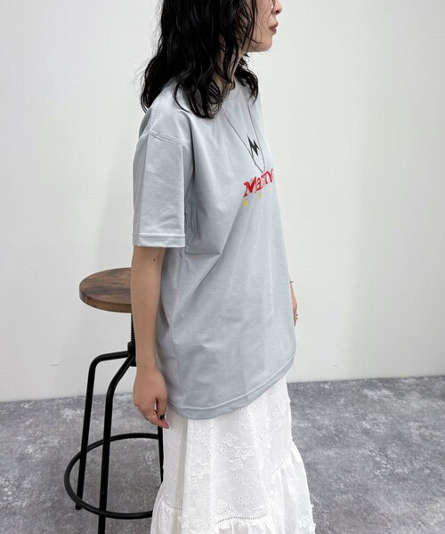 MARMOT(マーモット)の「【Marmot/マーモット】UNISEX Marmot For Life T-shirts(Tシャツ/カットソー・レディース・オフホワイト/ブラック/ライトグレー・FREE)」の6枚目の写真