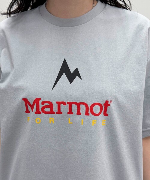 MARMOT(マーモット)の「【Marmot/マーモット】UNISEX Marmot For Life T-shirts(Tシャツ/カットソー・レディース・オフホワイト/ブラック/ライトグレー・FREE)」の9枚目の写真