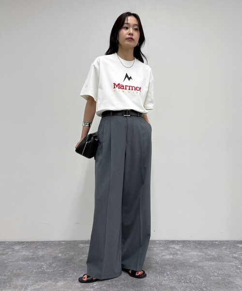 MARMOT(マーモット)の「【Marmot/マーモット】UNISEX Marmot For Life T-shirts(Tシャツ/カットソー・レディース・オフホワイト/ブラック/ライトグレー・FREE)」の16枚目の写真