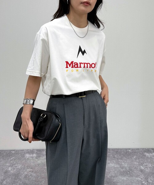 MARMOT(マーモット)の「【Marmot/マーモット】UNISEX Marmot For Life T-shirts(Tシャツ/カットソー・レディース・オフホワイト/ブラック/ライトグレー・FREE)」の17枚目の写真