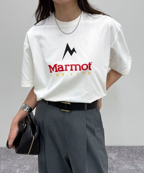 MARMOT(マーモット)の「【Marmot/マーモット】UNISEX Marmot For Life T-shirts(Tシャツ/カットソー・レディース・オフホワイト/ブラック/ライトグレー・FREE)」の20枚目の写真