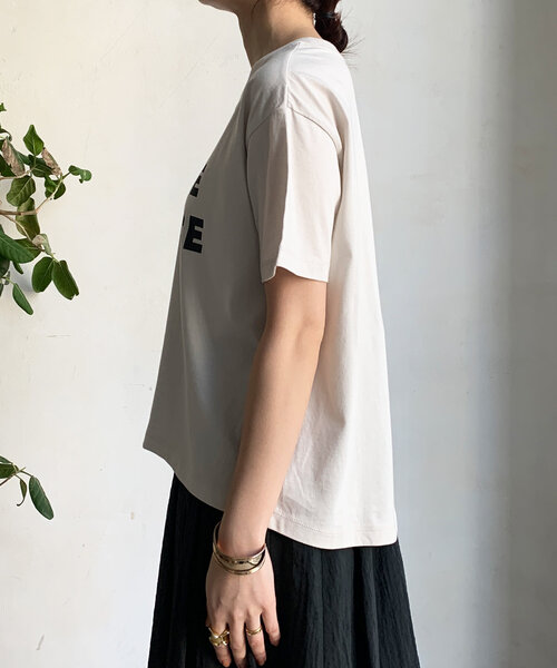 DouDou(ドゥドゥ)の「BONNE CHANCE TEE(Tシャツ/カットソー・レディース・ホワイト系その他/ブラック/オフホワイト・FREE)」の20枚目の写真