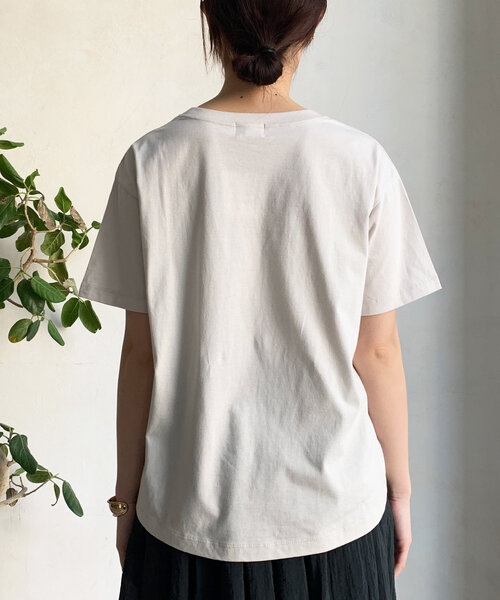DouDou(ドゥドゥ)の「BONNE CHANCE TEE(Tシャツ/カットソー・レディース・ホワイト系その他/ブラック/オフホワイト・FREE)」の21枚目の写真