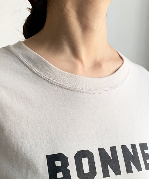 DouDou(ドゥドゥ)の「BONNE CHANCE TEE(Tシャツ/カットソー・レディース・ホワイト系その他/ブラック/オフホワイト・FREE)」の22枚目の写真