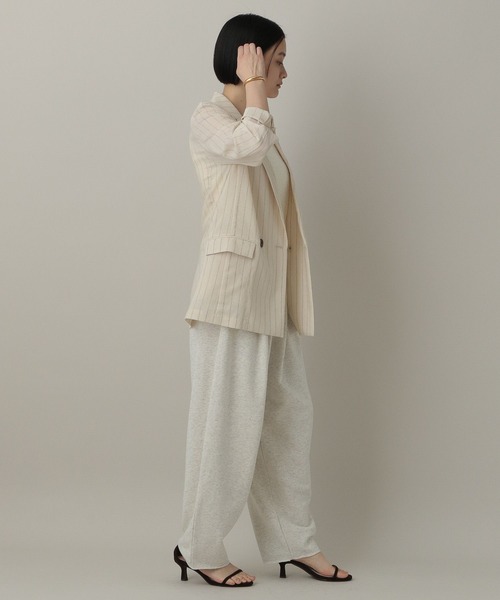 A part by（アパートバイ）の「スウェットカーブパンツ（スウェットパンツ・レディース・ライトグレー/ブラウン/ネイビー・FREE/TALL）」の5枚目の写真