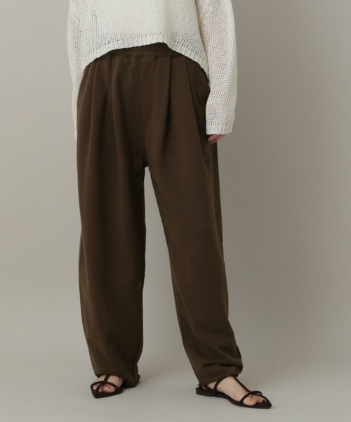 A part by（アパートバイ）の「スウェットカーブパンツ（スウェットパンツ・レディース・ライトグレー/ブラウン/ネイビー・FREE/TALL）」の14枚目の写真