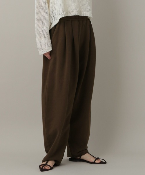 A part by（アパートバイ）の「スウェットカーブパンツ（スウェットパンツ・レディース・ライトグレー/ブラウン/ネイビー・FREE/TALL）」の15枚目の写真