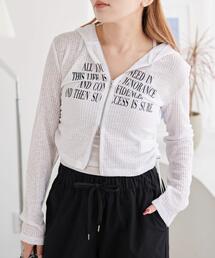 WEGO | WEGO/グラフィックシアーリブパーカー(パーカー)