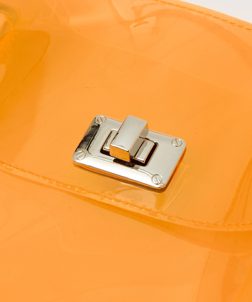 FRUIT OF THE LOOM（フルーツオブザルーム）の「【FRUIT OF THE LOOM/フルーツ オブ ザ ルーム】VINYL SHOULDER BAG & STICKER SEAL SET 80920900/バッグ/PVC素材（ショルダーバッグ・メンズ・ブラック/ブラウン/グリーン/オレンジ・フリー）」の7枚目の写真