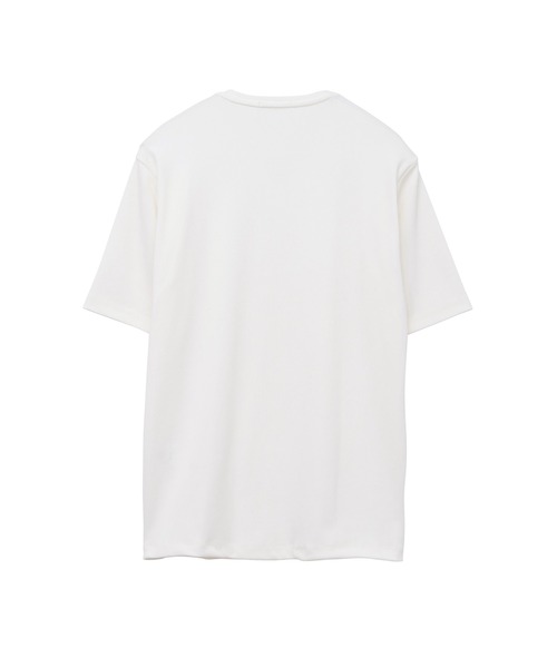 HIGH STREET（ハイストリート）の「ｼﾙｷｰﾘﾌﾞVﾈｯｸﾊﾝｿﾃﾞTCS（タンクトップ・メンズ・ホワイト/ブラック/ベージュ・L/LL/M）」の14枚目の写真