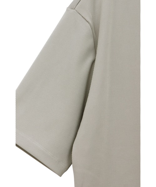 HIGH STREET（ハイストリート）の「ｼﾙｷｰﾘﾌﾞVﾈｯｸﾊﾝｿﾃﾞTCS（タンクトップ・メンズ・ホワイト/ブラック/ベージュ・L/LL/M）」の20枚目の写真