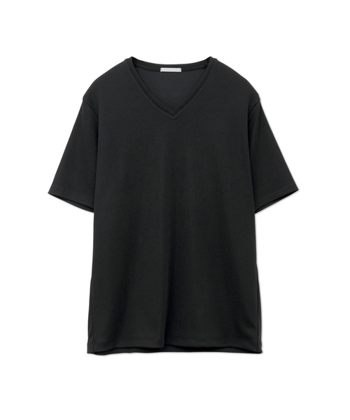 HIGH STREET（ハイストリート）の「ｼﾙｷｰﾘﾌﾞVﾈｯｸﾊﾝｿﾃﾞTCS（タンクトップ・メンズ・ホワイト/ブラック/ベージュ・L/LL/M）」の11枚目の写真