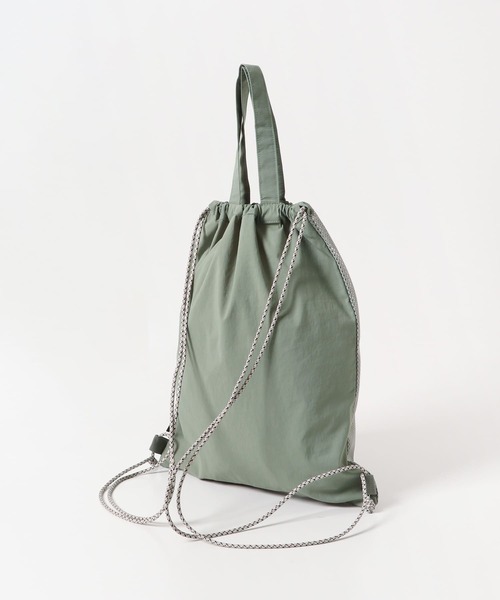 EKAL（エカル）の「TINY GARDEN PRODUCTS　2WAYメッシュアクティブサック（バックパック/リュック・レディース・グリーン系その他/グレー・ONE）」の16枚目の写真