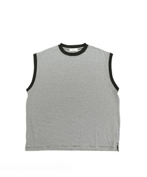 alvana（アルヴァナ）の「【alvana】NARROW BORDER NO SLEEVE TEE SHIRTS / アイス（タンクトップ）」