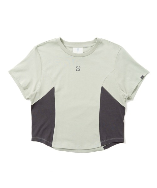 codegraphy(コードグラフィー)の「(Woman) Symbol Crop Short Sleeve T-Shirt CBEUWTS501(Tシャツ/カットソー・メンズ・オフホワイト/杢グレー/スカイブルー/ミント/チャコール/ホワイト/ブラック・MEDIUM/SMALL)」の6枚目の写真