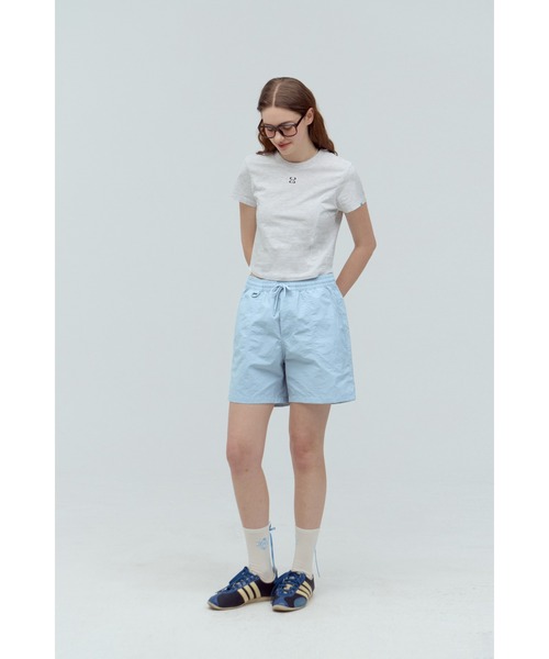 codegraphy(コードグラフィー)の「(Woman) Symbol Crop Short Sleeve T-Shirt CBEUWTS501(Tシャツ/カットソー・メンズ・オフホワイト/杢グレー/スカイブルー/ミント/チャコール/ホワイト/ブラック・MEDIUM/SMALL)」の15枚目の写真