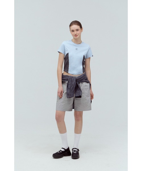 codegraphy(コードグラフィー)の「(Woman) Symbol Crop Short Sleeve T-Shirt CBEUWTS501(Tシャツ/カットソー・メンズ・オフホワイト/杢グレー/スカイブルー/ミント/チャコール/ホワイト/ブラック・MEDIUM/SMALL)」の19枚目の写真