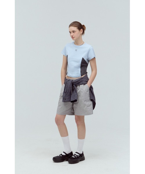 codegraphy(コードグラフィー)の「(Woman) Symbol Crop Short Sleeve T-Shirt CBEUWTS501(Tシャツ/カットソー・メンズ・オフホワイト/杢グレー/スカイブルー/ミント/チャコール/ホワイト/ブラック・MEDIUM/SMALL)」の18枚目の写真