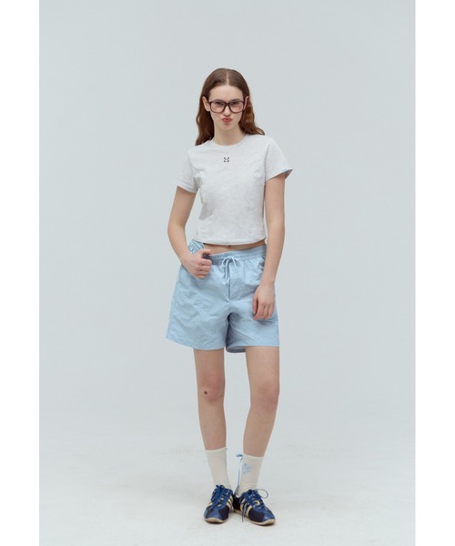 codegraphy(コードグラフィー)の「(Woman) Symbol Crop Short Sleeve T-Shirt CBEUWTS501(Tシャツ/カットソー・メンズ・オフホワイト/杢グレー/スカイブルー/ミント/チャコール/ホワイト/ブラック・MEDIUM/SMALL)」の16枚目の写真