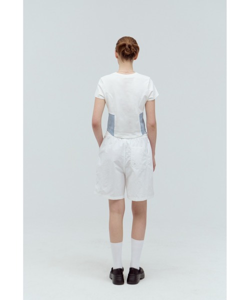 codegraphy(コードグラフィー)の「(Woman) Symbol Crop Short Sleeve T-Shirt CBEUWTS501(Tシャツ/カットソー・メンズ・オフホワイト/杢グレー/スカイブルー/ミント/チャコール/ホワイト/ブラック・MEDIUM/SMALL)」の12枚目の写真