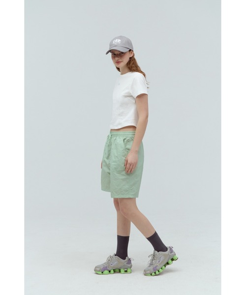 codegraphy(コードグラフィー)の「(Woman) Symbol Crop Short Sleeve T-Shirt CBEUWTS501(Tシャツ/カットソー・メンズ・オフホワイト/杢グレー/スカイブルー/ミント/チャコール/ホワイト/ブラック・MEDIUM/SMALL)」の8枚目の写真