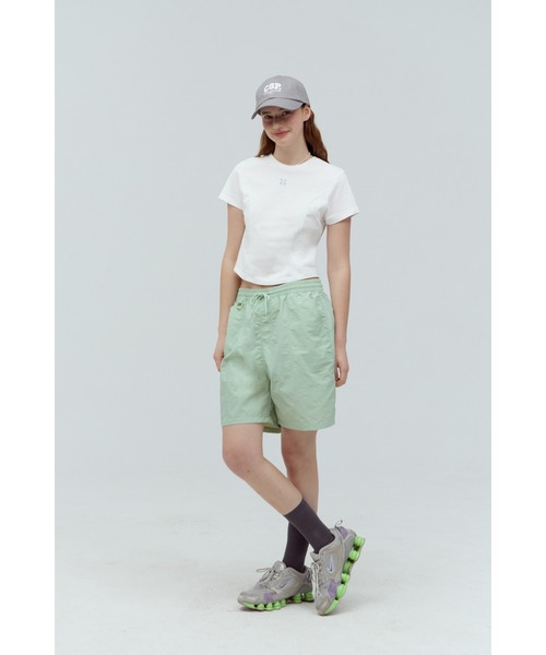 codegraphy(コードグラフィー)の「(Woman) Symbol Crop Short Sleeve T-Shirt CBEUWTS501(Tシャツ/カットソー・メンズ・オフホワイト/杢グレー/スカイブルー/ミント/チャコール/ホワイト/ブラック・MEDIUM/SMALL)」の9枚目の写真