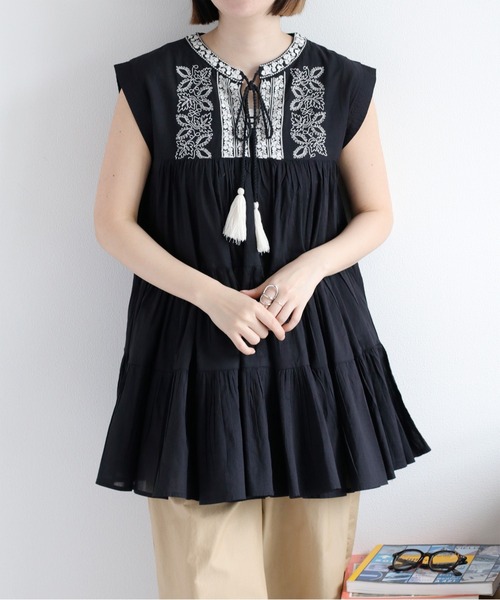 【EIKO KONDO 】✨新品✨五分袖チュニック サイズ42 EIKO KONDO 】✨新品✨五分袖チュニック サイズ42 - メルカリ