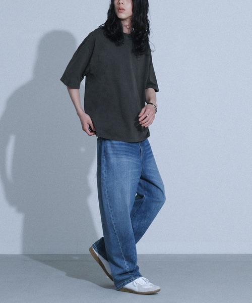 MDR(エムディアール)の「ワンポイントフラワー刺繍半袖Tシャツ(Tシャツ/カットソー・メンズ・ブラック/レッド/アイボリー・L/M)」の19枚目の写真