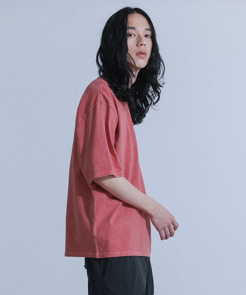 MDR(エムディアール)の「ワンポイントフラワー刺繍半袖Tシャツ(Tシャツ/カットソー・メンズ・ブラック/レッド/アイボリー・L/M)」の21枚目の写真