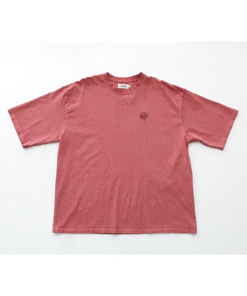 MDR(エムディアール)の「ワンポイントフラワー刺繍半袖Tシャツ(Tシャツ/カットソー・メンズ・ブラック/レッド/アイボリー・L/M)」の7枚目の写真
