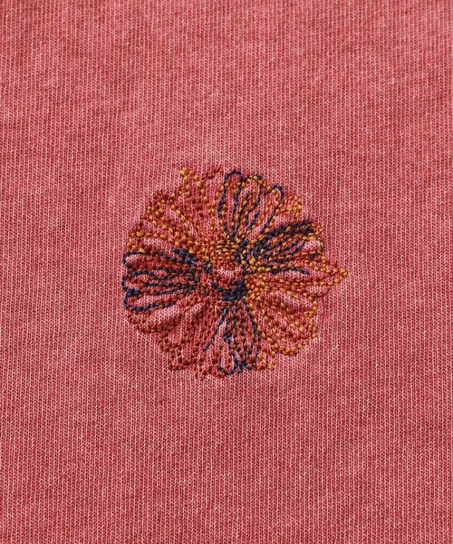 MDR(エムディアール)の「ワンポイントフラワー刺繍半袖Tシャツ(Tシャツ/カットソー・メンズ・ブラック/レッド/アイボリー・L/M)」の12枚目の写真