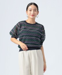 パフスリーブ」に該当するトップス（ブラック/黒色系