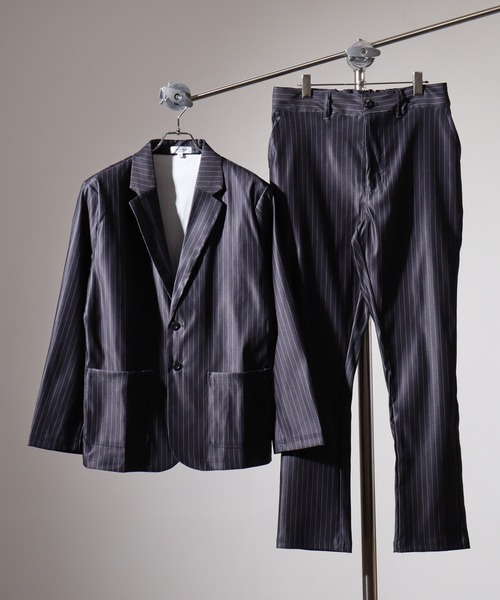 セール】Shiny setup suit / 光沢が上品なセットアップスーツ