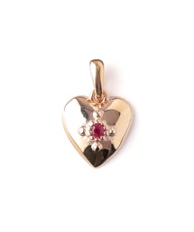 Siena Rose ハートチャーム グリーンガーネット Siena Rose ハートチャーム グリーンガーネット