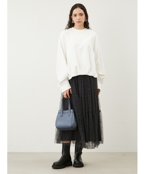 カットソー(長袖/七分) Mila Owen - mila owen tops Mila Owen 「Mila Owen」 長袖カットソー 0 ベージュ レディース