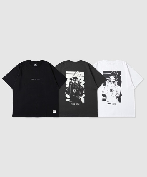 MFC STORE（エムエフシーストア）の「MFC STORE JOINT WORK FOR ”MWC” #2（Tシャツ/カットソー・メンズ・ホワイト/チャコール/ブラック・XS/S/M/L/XL/XXL）」の4枚目の写真