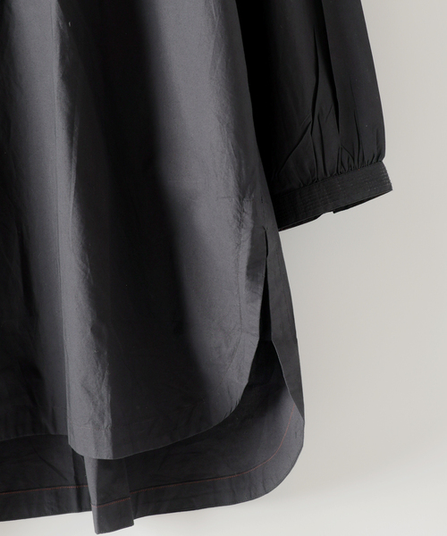 EDIFICE（エディフィス）の「India make(インディア メイク) ポプリン エンブロイダリ― バンドシャツ（シャツ/ブラウス・メンズ・ホワイト/スミクロ・SMALL/MEDIUM/LARGE）」の21枚目の写真