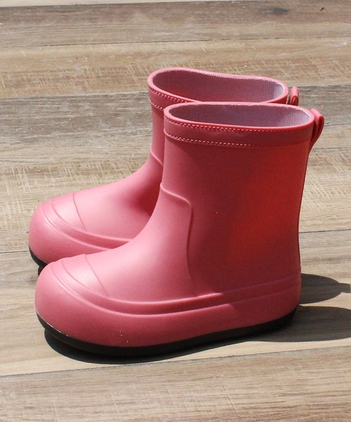 セール】キッズ 長靴 厚底風 ラバーレインブーツ（レイン