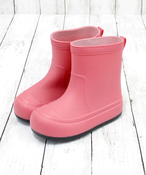 キッズ 長靴 厚底風 ラバーレインブーツ（レインシューズ）｜ZI-ON
