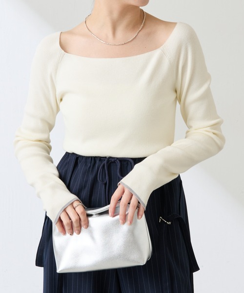 COLLAGE GALLARDAGALANTE（コラージュガリャルダガランテ）の「フラップショルダーバッグ（ショルダーバッグ・レディース・ブラック/ベージュ/シルバー・FREE）」の11枚目の写真