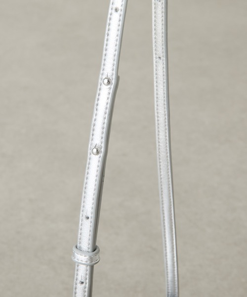 COLLAGE GALLARDAGALANTE（コラージュガリャルダガランテ）の「フラップショルダーバッグ（ショルダーバッグ・レディース・ブラック/ベージュ/シルバー・FREE）」の22枚目の写真