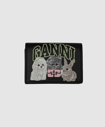 GANNI ミニウォレット ガニー 財布 小銭入れ カードケース butterfly_01a.jpg