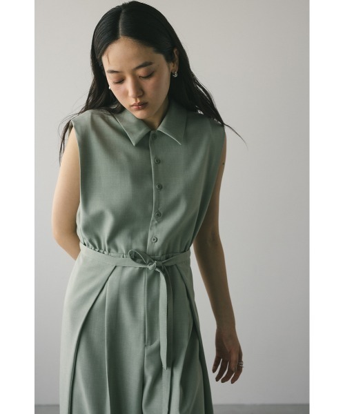STYLEMIXER（スタイルミキサー）の「ウエストラップオールインワン（つなぎ/オールインワン・レディース・チャコールグレー/ミント・SMALL/MEDIUM）」の19枚目の写真