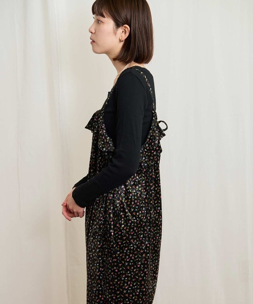 fig Ｌondon（フィグロンドン）の「Elise cami dress（ワンピース・レディース・ベージュ/ブラック・FREE）」の4枚目の写真