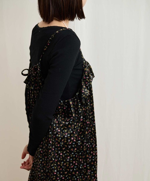 fig Ｌondon（フィグロンドン）の「Elise cami dress（ワンピース・レディース・ベージュ/ブラック・FREE）」の14枚目の写真