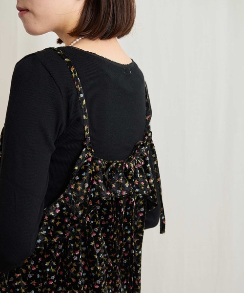 fig Ｌondon（フィグロンドン）の「Elise cami dress（ワンピース・レディース・ベージュ/ブラック・FREE）」の15枚目の写真