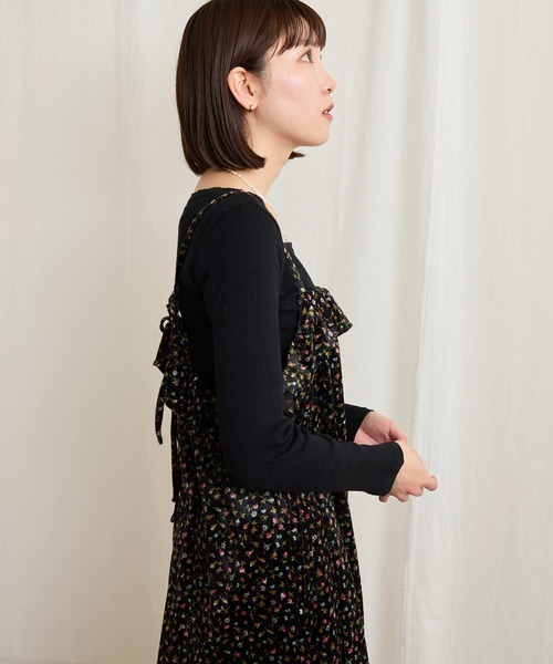 fig Ｌondon（フィグロンドン）の「Elise cami dress（ワンピース・レディース・ベージュ/ブラック・FREE）」の19枚目の写真