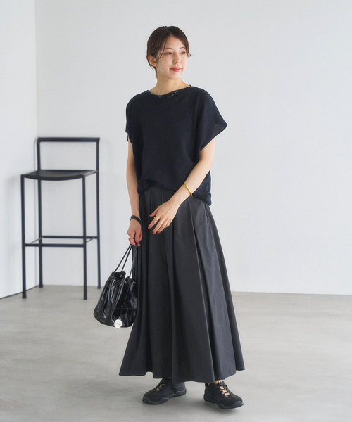 LE TALON(ルタロン)の「Lドローコードスニーカー(スニーカー・レディース・ブラック×ブラック/アイボリー・22cm/22.5cm/23cm/23.5cm/24cm/24.5cm/25cm)」の17枚目の写真